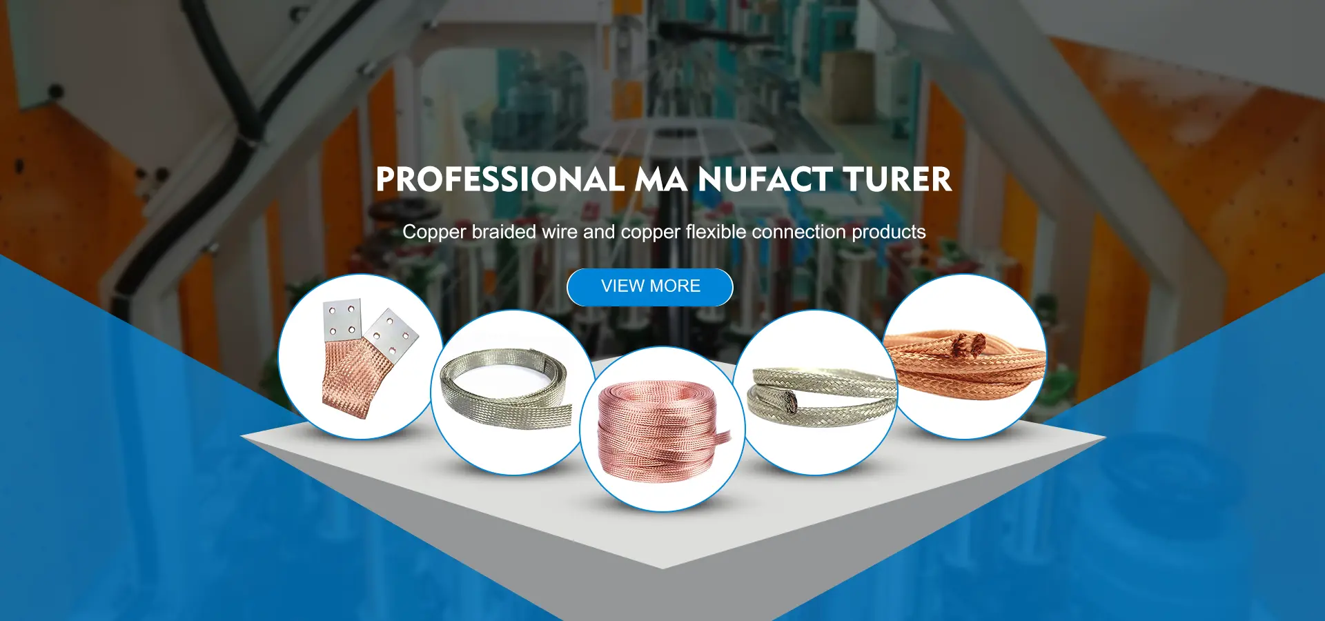 تولید کننده سیم های بافته مسی